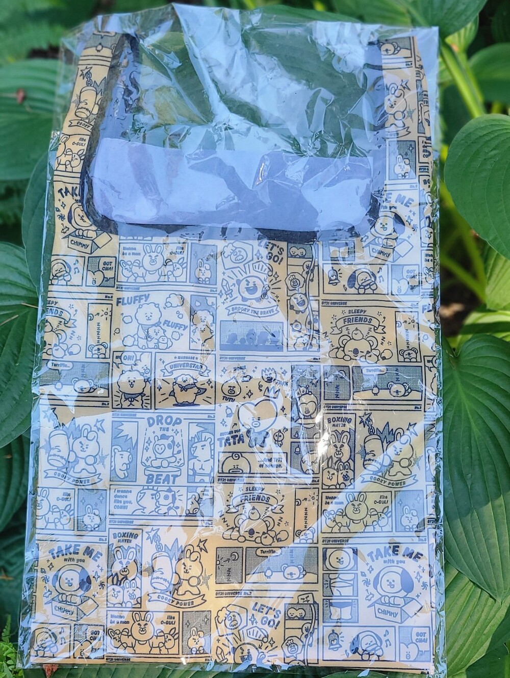 BT21 LINE FRIENDS Cartoon Eco Tote Bag NWT Sealed Official Merchandise - Picture 2 of 3